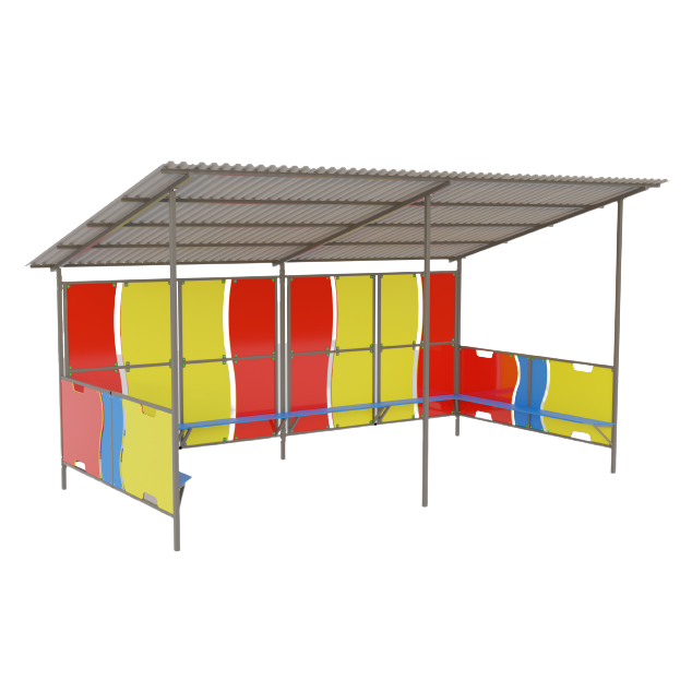 Pavilion pentru Gradinita - Pavilion PL- 408 cu banci pentru gradinita