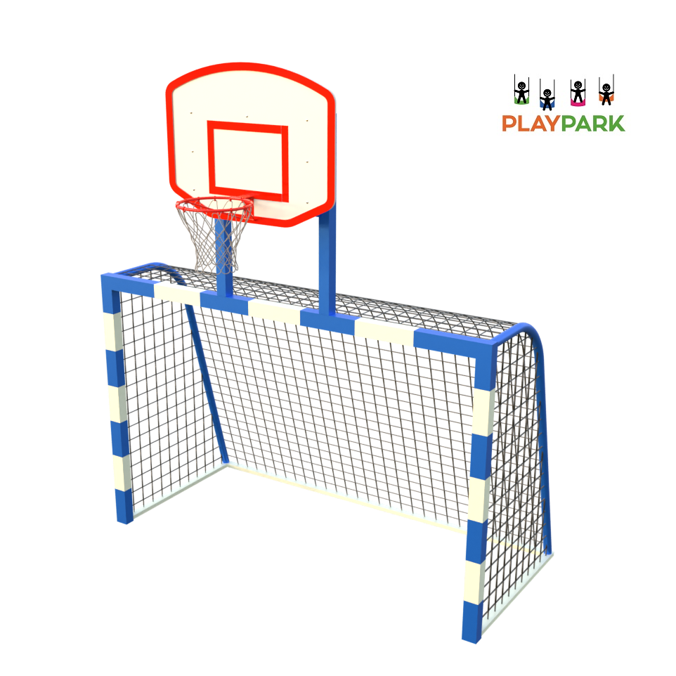 Sport - Fitness - Poarta de Fotbal 3х2 m cu panou de Baschet FS-23