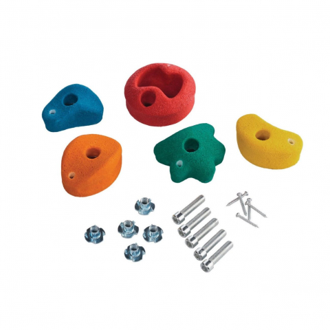 Elemente structurale - Set 5 piese pentru perete de Alpinism din piatră artificială (cu prindere)