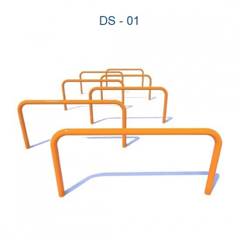 Elemente pentru Gradinita - Set cu obstacole DS-01 cu 7 elemente pentru dezvoltarea fizică a copiilor în grădinițe și școli