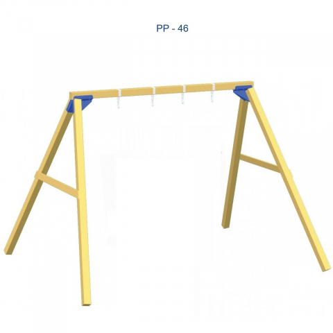 Leagane - Structura pentru Leagan Dublu din Lemn PP-46