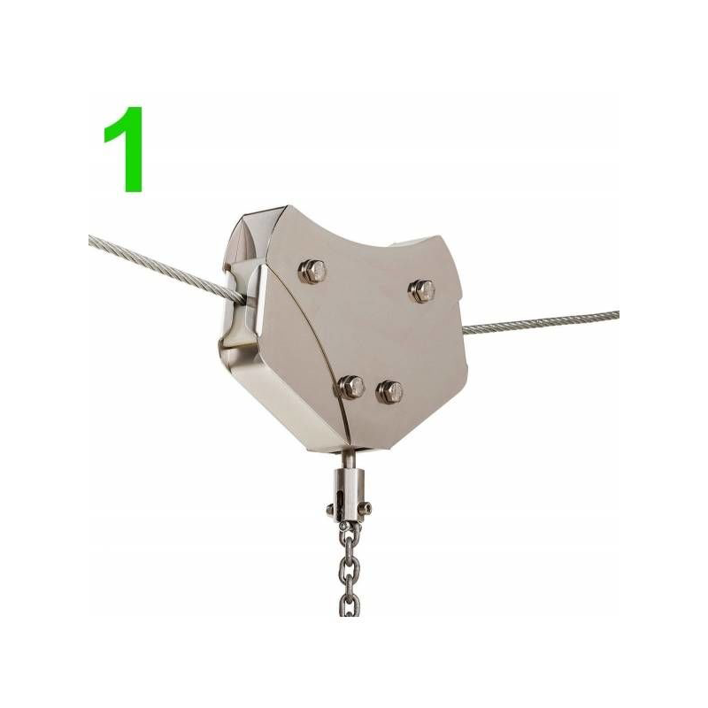 Tiroliana profesionala 35 metri - Set PROFI [2]