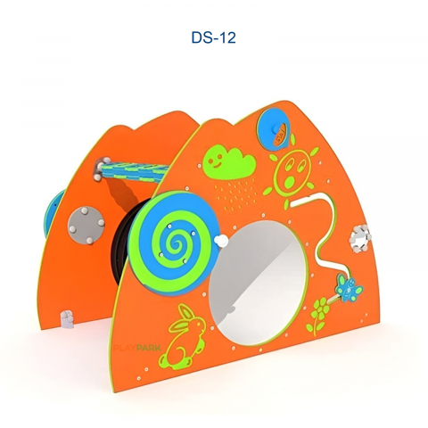 Educativ / Creativ - Tunel interactiv DS-12 pentru copii 0–7 ani cu jocuri educaționale și panouri senzoriale