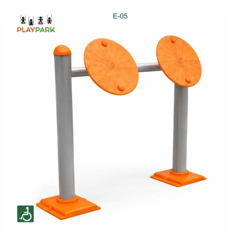 Уличные тренажеры - Тренажер уличный для кистей рук «Вращатель» Е-05