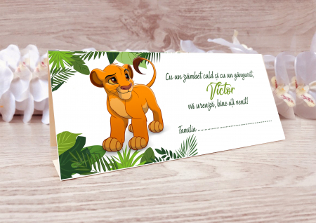 Plicuri bani botez - plicuri bani botez Leu Simba