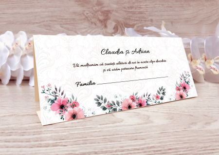 Plicuri bani nunta - plic de bani nunta Floral Elegant