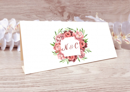 Plicuri bani nunta - plic de bani nunta  Floral Elegant