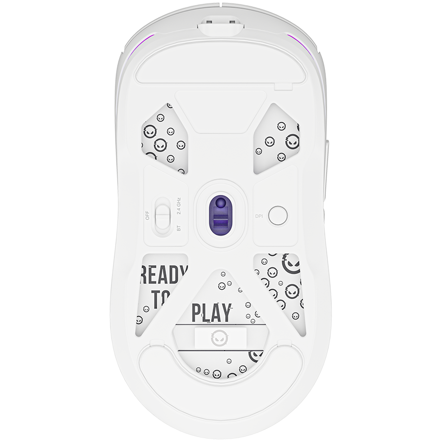 LORGAR MSA10W, Wireless Gaming Mouse Advanced, white [7]