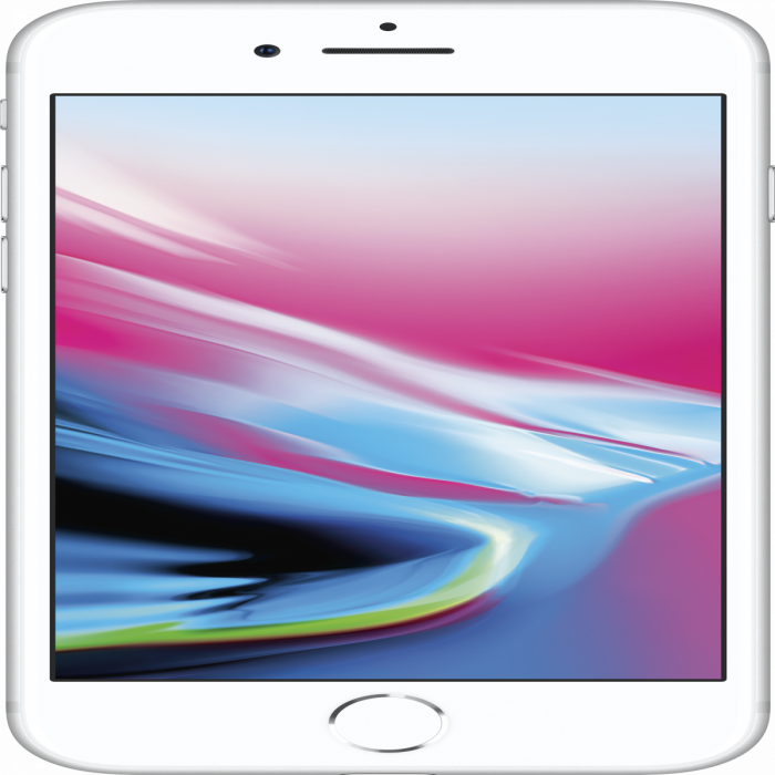 Smartphone APPLE iPhone 8 64GB Silver, Grade A+, Used [6]