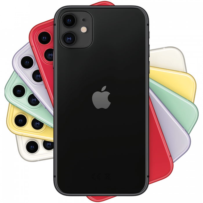 2ND LIFE APPLE iPhone 11 (6.10'',828x1792,128GB,iOS,Lightning,BT,HSPA+,DC-HSDPA,FDD-LTE,TD-LTE EV-DO Rev. A) Black, USED [1]