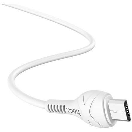 Cablu Date si Incarcare USB la MicroUSB HOCO X37, 1 m, Alb [2]