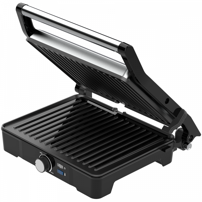 AENO Electric Grill EG2: 2000W, Temperature regulation, Max opening angle -180°, Plate size 290*234mm [1]