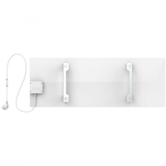 AENO Premium Eco Smart Heater, 700W, Tempered glass, Infrared+convection heating type, Led display Plug type: Europe (E/F type), WHITEManufacturer: AENO [3]