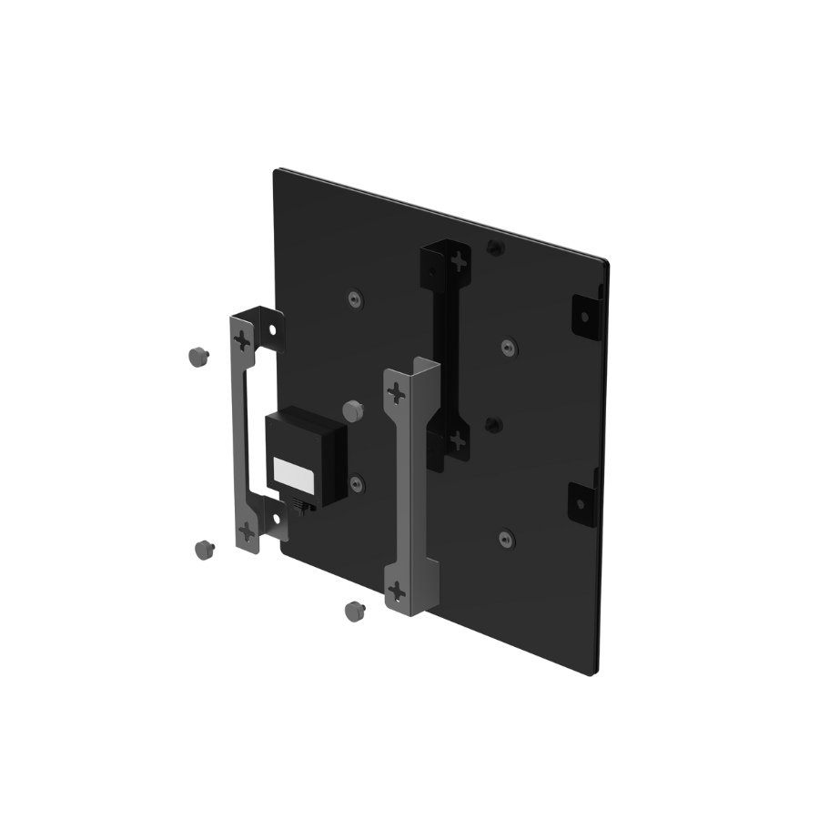 AENO Premium Eco Smart Quadro Wall Heater, 500W, 50x50 cm., Tempered glass, Infrared+convection heating type, LED display Plug type: Europe (E/F type), BLACK, , Made in Poland [4]