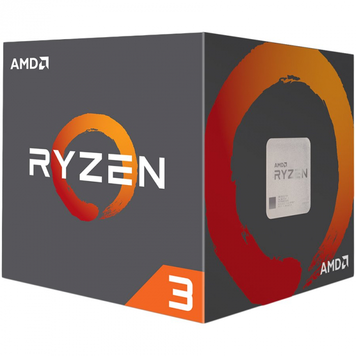 AMD CPU Desktop Ryzen 3 4C/8T 3100(3.9GHz,18MB,65W,AM4) box, with Wraith Stealth cooler [1]