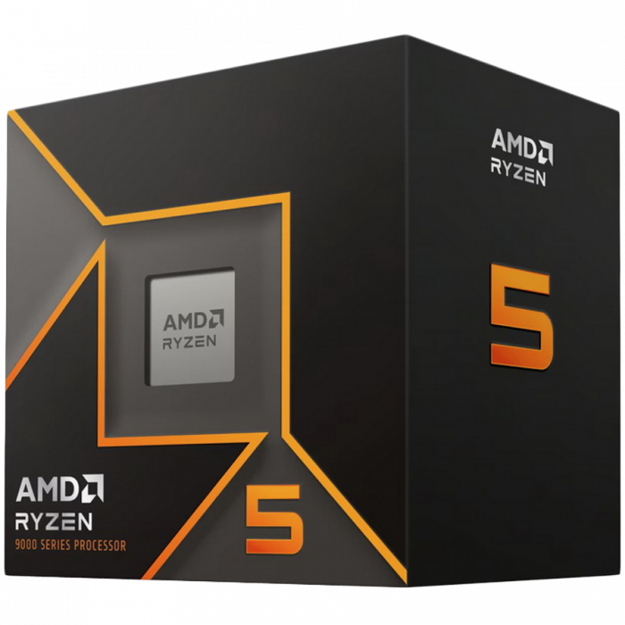 AMD CPU Desktop Ryzen 5 6/12T 9600 (5.2GHz,38MB,65W,AM5) box, with Wraith Stealth Cooler and Radeon Graphics [1]