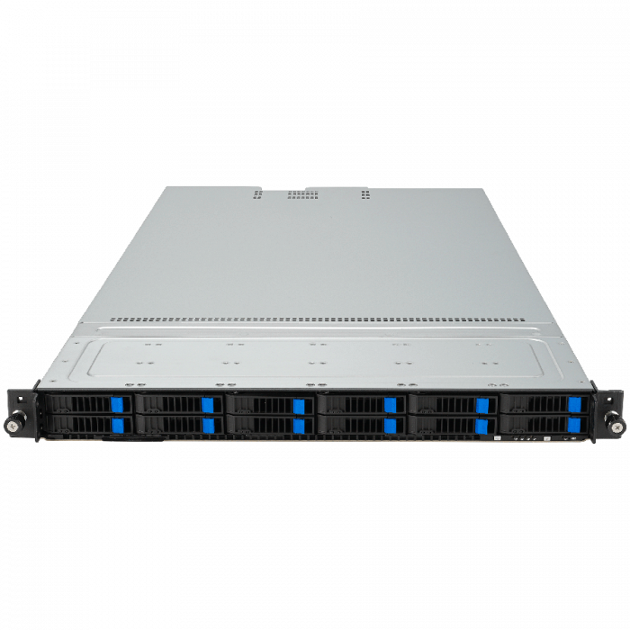 Asus RS501A-E12-RS12U AMD EPYC 9005 single-processor 1U server that supports up to 24 DIMM, four NVMe, three PCIe 5.0 slots, two M.2, OCP 3.0, two single-slot GPUs, and ASUS ASMB11-iKVM [2]