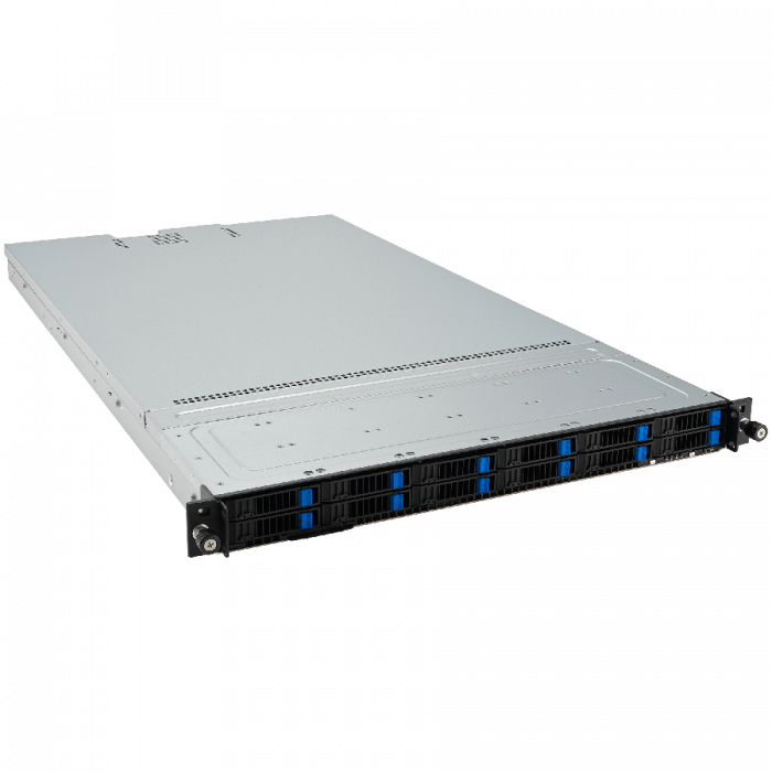 Asus RS501A-E12-RS12U AMD EPYC 9005 single-processor 1U server that supports up to 24 DIMM, four NVMe, three PCIe 5.0 slots, two M.2, OCP 3.0, two single-slot GPUs, and ASUS ASMB11-iKVM [3]