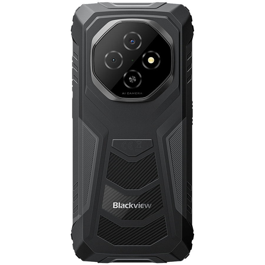 Blackview FORT1 LTE 6.56-inch HD+ 1612x720 90Hz 6+256GB Unisoc T615 Octa-Core 1.8GHz 8MP Front 16+2MP Rear NFC MIL-STD-810H 10000mAh Fingerprint Android 15 Black [5]