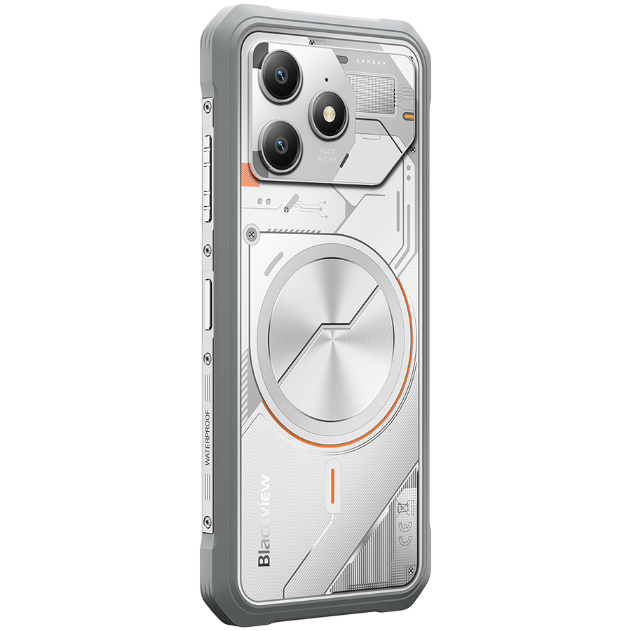 Blackview FORT100 LTE 6.56-inch HD+ 1612x720 90Hz 8+128GB MT Helio G81 Octa-Core 2.0GHz 13MP Front 16MP Rear NFC MIL-STD-810H 5000mAh Fingerprint Android 16 Lunar White [8]