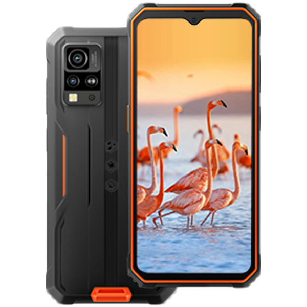 Blackview Rugged BV4800 6.56-inch, 60Hz 720*1612 GORILLA GLASS 5, Mediatek Helio A22 Quad-core 2.0GHz, 3GB/64GB 5180mAh, LTE 4G, 5MP Front/13MP Rear, Dual Sim, Android 13Go, Orange [1]