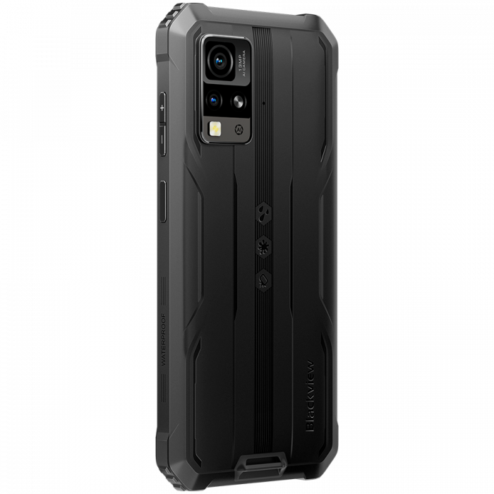 Blackview Rugged BV4800Pro LTE 6.56" HD+IPS 720x1612 60Hz GORILLA GLASS 5 T606 Octa-core 1.6GHz 4GB/128GB CAM Front 8MP Rear 16MP+2MP 5180mAh Android 15 5180mAh NO Charger Black [5]