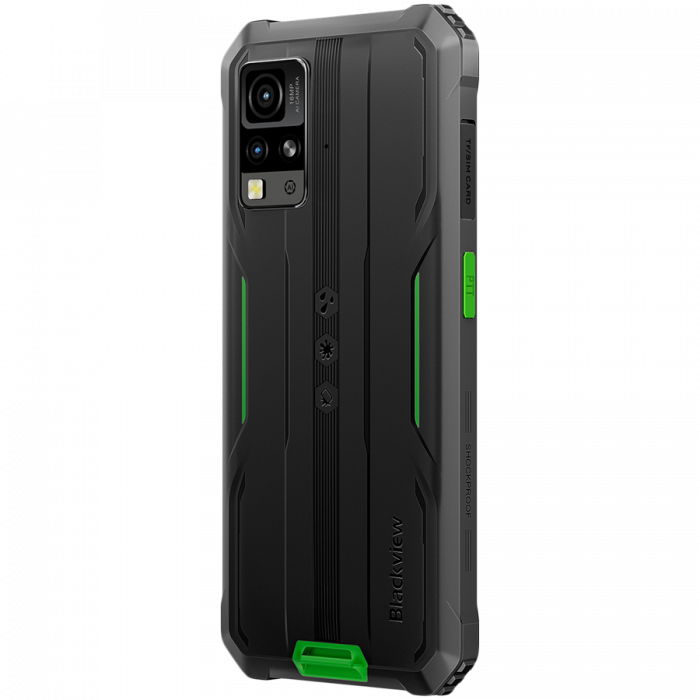 Blackview Rugged BV4800SE LTE 6.56" HD+IPS 720x1612 90Hz 4Gb+64Gb UMS9320E Octa-Core 1.8GHz CAM Front 8MP Rear 16MP+2MP NFC 5100mAh NO Charger Android 15 Green [6]