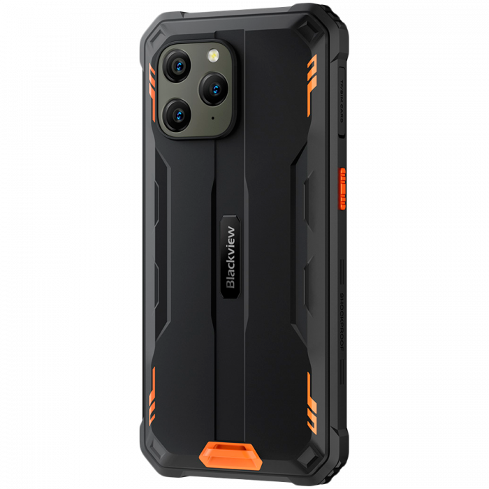 Blackview Rugged BV5300 PLUS LTE 6.10" HD+IPS 720x1560 MT8788V CAZA Octa-core 2.0GHz 8GB/128GB CAM Front 5MP Rear 13MP NFC 6580mAh NO Charger Android 13 Orange [6]