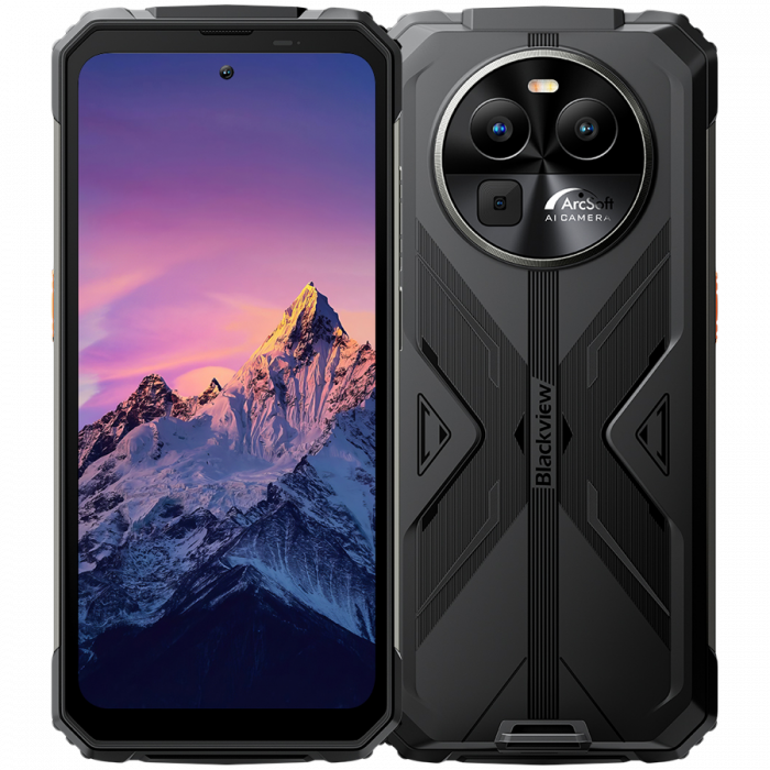 Blackview Rugged BV8100 6.5inch FHD+ IPS 1080*2400 120Hz Gorilla Glass 5, MT6789 8/256GB 32MP; Rear 50MP/13MP/VGA 8800mAh, 45W fast charging NFC, IP68 & IP69K & MIL-STD-810H, Android 14 Black [1]