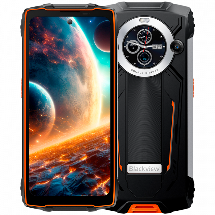 Blackview Rugged BV8200 LTE 6.5-inch FHD+IPS 1080x2400 120Hz Corning 3th + 1.3-inch 360x360 12+256GB MT8781 Octa-core 2.2GHz 8800mAh NO Charger CAM Front 32MP Rear 50+13MP IP68/IP69K/MIL-STD-810H NFC  [1]