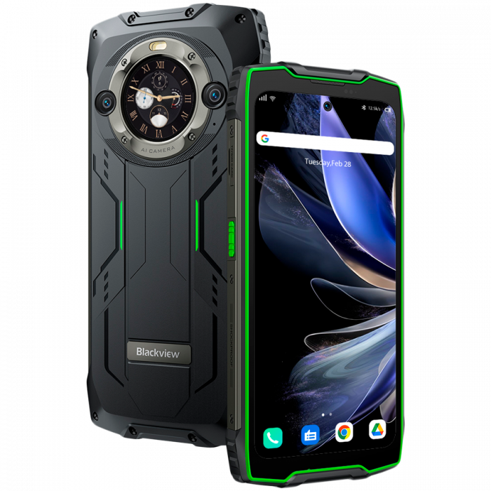 Blackview Rugged BV9300Pro LTE 6.7" FHD+IPS 1080x2388 120Hz Corning 5 12GB+256GB MT6789V G99 Dual-display CAM Front 32MP Rear 64MP+8MP IP68/IP69K Waterproof NFC Fingerprint 15080mAh NO Charger Android [2]