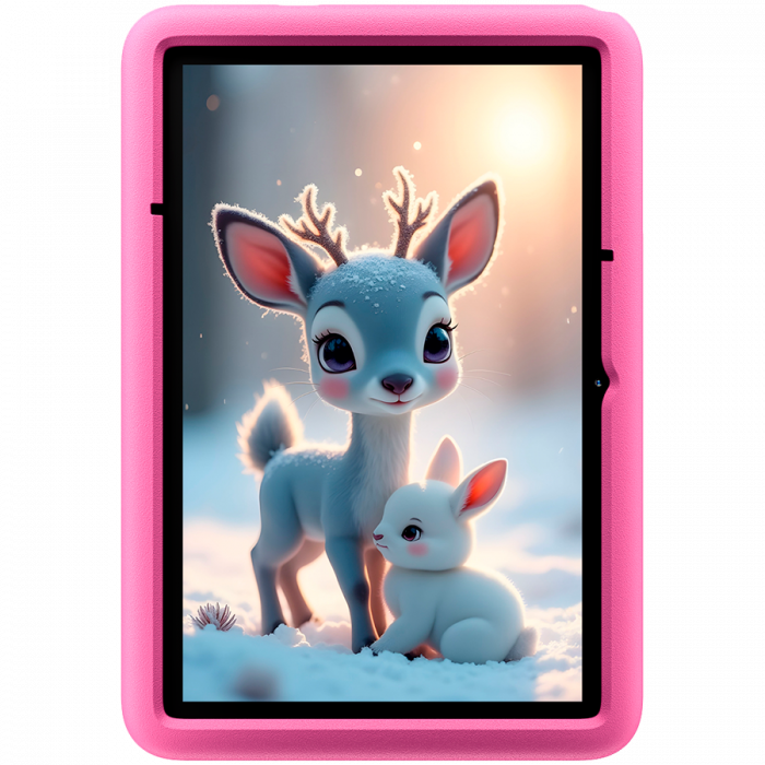 Blackview Tab 60 Pro Kids LTE 10.1-inch HD+ 800x1280 IPS 60Hz 4GB/128GB Octa-core T606 1.6GHz 5MP Front/8MP Back Camera Battery 7700mAh NO Carger USB Type-C Android 15 SD card slot Rose Pink [2]