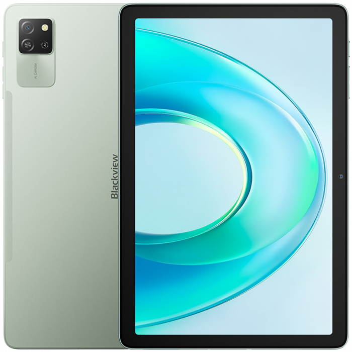 Blackview Tab 60 Pro LTE 4GB/128GB, 10.1-inch HD+ 800x1280 IPS LCD, Octa-core T606 1.6GHz, 5MP Front/8MP Back Camera, Battery 7000mAh, USB Type-C, Android 14, SD card slot, Green [1]