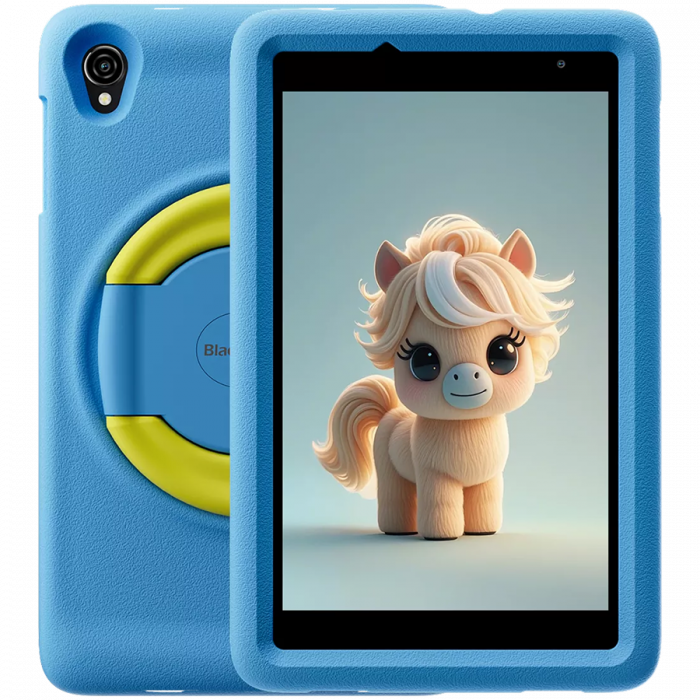 Blackview Tab A5 Kids, tablet, 8.0-inch 800*1280 HD+ IPS, Unisoc Tiger T310, 3GB + 64GB, LPDDR4 +EMMC5.1, 5100mAh; 5W Charge, 4G:FDD:B1/B3/B7/B8/B20/B19, DokeOS_P 4.0 Based on Android 14, Blue [1]