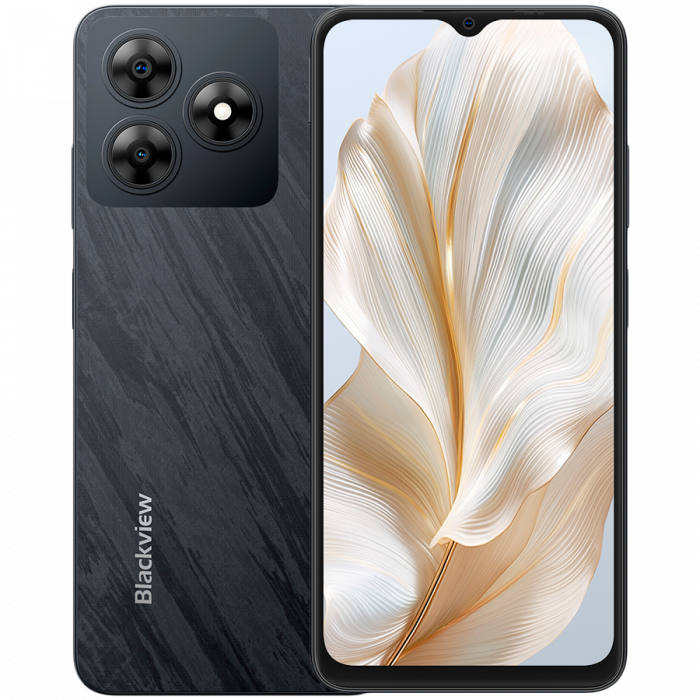 Blackview WAVE 8C LTE 6.56" LTE HD IPS 720x1612 60Hz 2+64GB T603 1.6GHz CAM 8MP/13MP 5000mAh Android 14GO Dusk Black [1]