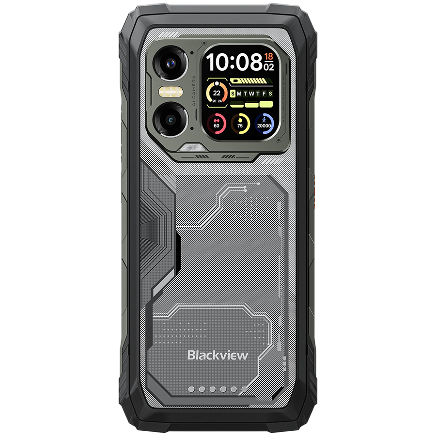 Blackview XPLORE 1 5G Rugged Phone 6.78-inch FHD 2460x1080 120Hz+2.01-inch 296x240 12+256GB MTK Dimensity 7050 octa-core 2.4Ghz Cam 50+64MP+20MP Night Vision 20000mAh NFC Gorilla Glass 5 Android 15 MI [5]