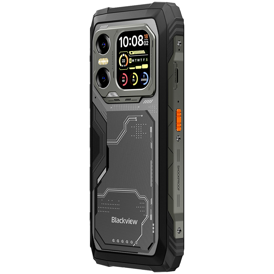Blackview XPLORE 1X Rugged Phone 5G 6.78 inch FHD 2460x1080 120Hz + 2.01 inch 296x240 12/256Gb MT 7050 Octa-Core 2.4GHz 50MP Front 108+20MP Rear Cam Night vision WiFi6 NFC 10000mAh MIL-STD-810H Androi [6]
