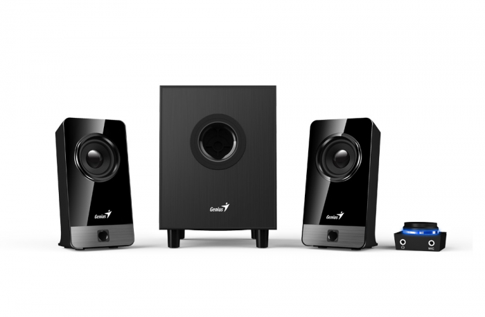 BOXE GENIUS 2.1, RMS: 10W  black wood SW-2.1 300X [3]