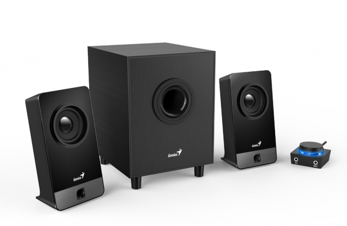 BOXE GENIUS 2.1, RMS: 10W  black wood SW-2.1 300X [2]