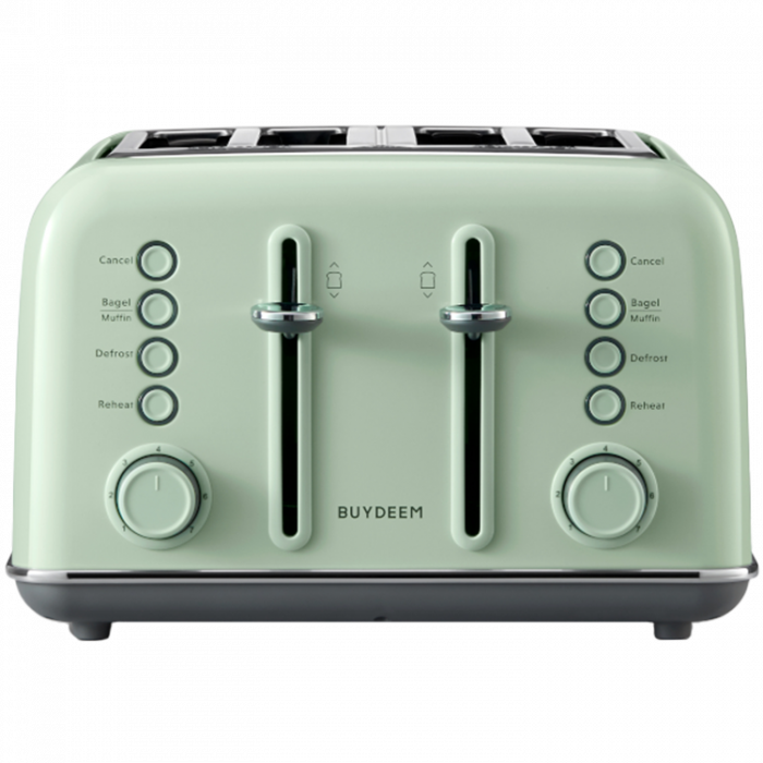 BUYDEEM 4 Slice Toaster, model DT640E, color Cozy Greenish, EU [2]