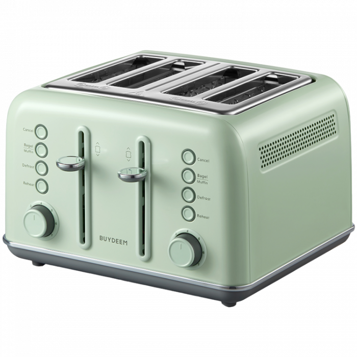 BUYDEEM 4 Slice Toaster, model DT640E, color Cozy Greenish, EU [1]