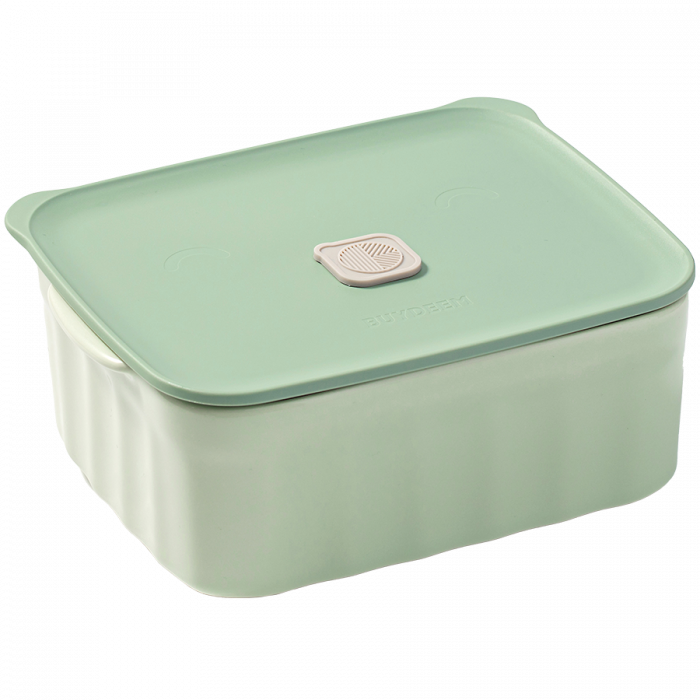 BUYDEEM Bento Lunch Box 810 ml, model CT1006, color Cozy Greenish [2]