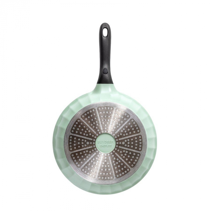 BUYDEEM Cast Aluminum Nonstick Frying Pan 25 cm, model CP151, color Cozy Greenish [2]