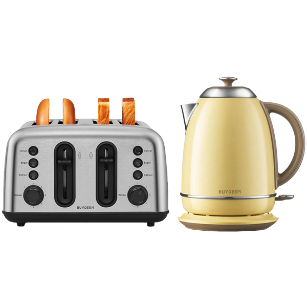 BUYDEEM Electric Kettle, model K640, color Mellow Yellow, EU [3]