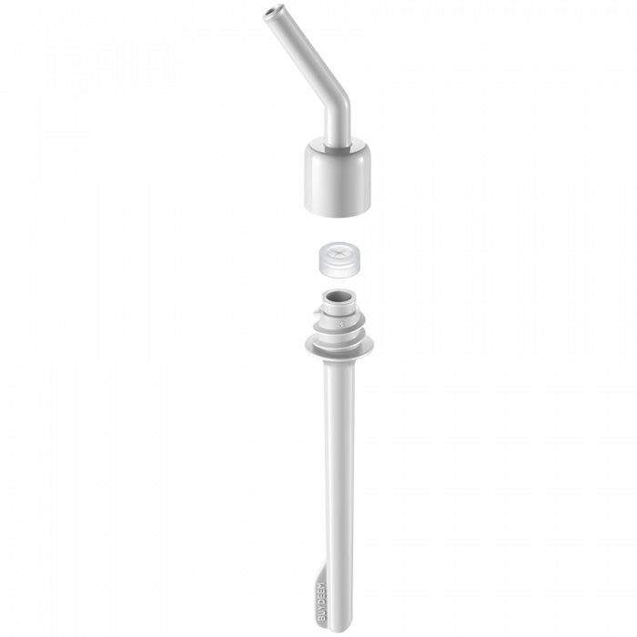 BUYDEEM Portable Glass Straw Bottle, model CD1017, color Mellow Yellow [3]