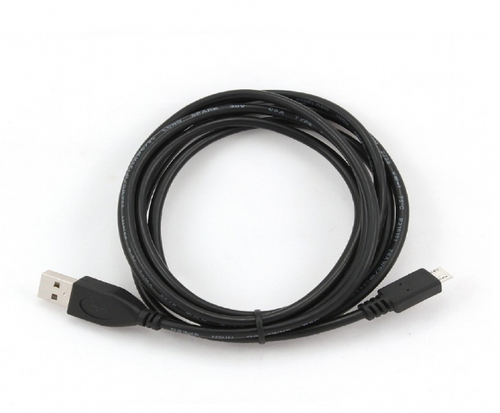 CABLU alimentare GEMBIRD, USB 2.0 (T) la Micro-USB 2.0 (T), 0.1m, black [1]