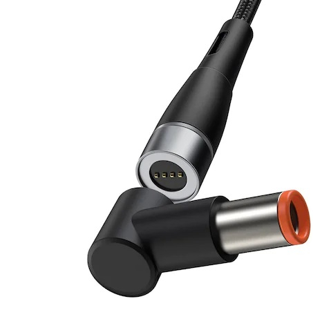 Cablu alimentare magnetic pentru seria Lenovo, Baseus, 100 W, USB C/DC, Negru, 2m [1]