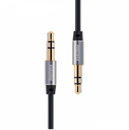Cablu Audio Remax, Jack 3.5 mm Auxiliar, 1M, Negru [2]