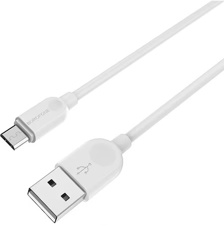 Cablu Date Micro Usb Borofone BX14 LinkJet 2m , alb [1]