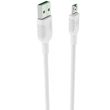 Cablu Date si Incarcare USB la MicroUSB Borofone BX33, 4A Billow, 1.2 m, Alb [1]